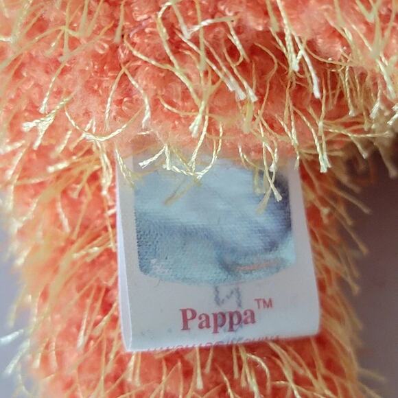 TY Beanie Baby Pappa 2002 Orange Plush Teddy Bear Fathers Day Retired - Picture 5 of 6